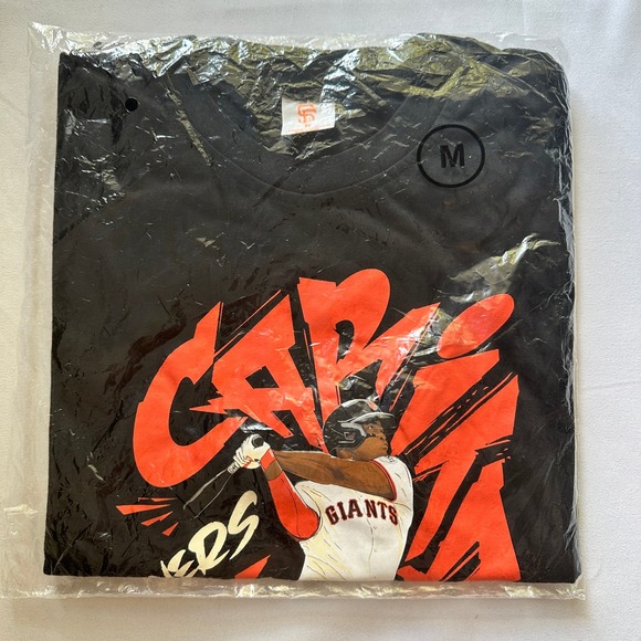 SF Giants Other - San Francisco Giants #16 Rafael Devers Graphic T Shirt Men M Black 2025 Giveaway